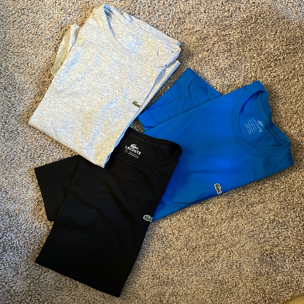 mens LaCoste tee.shirts, mint condition (3)